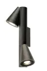 SLV T-Tubo Aluminium Nero | Adatto per 2x GU10