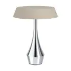 Eglo Lampada Da Tavolo Turcio Acciaio Cromo 5W 310lm - 825-830-840 CCT | IP44 - Touch Dimmerabile - USB-C